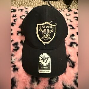 47 Black Raiders Adjustable Cap